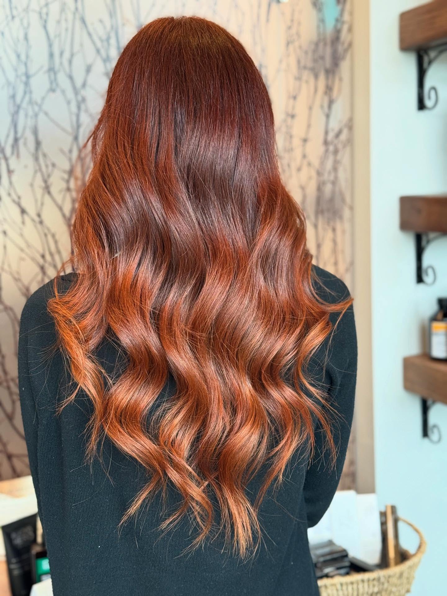 Copper Red Balayage